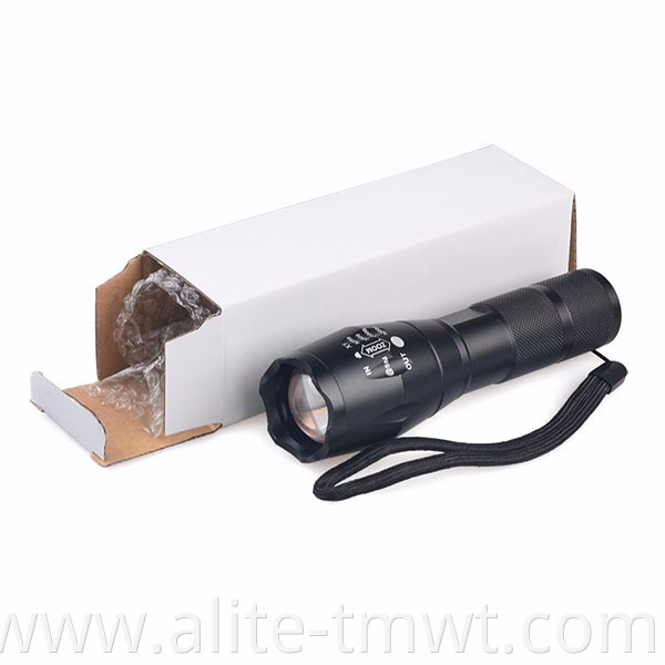 Powerful zoom XML T6 or XM-L2 led fast track japanese torch flashlight